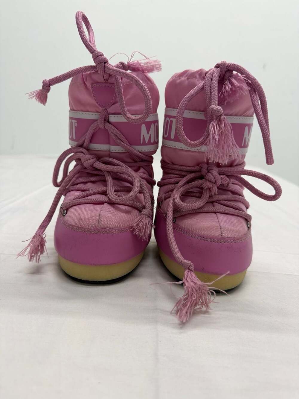Moon Boot Kids Icon Nylon Snow Boots Pink Size 7C-9.5C